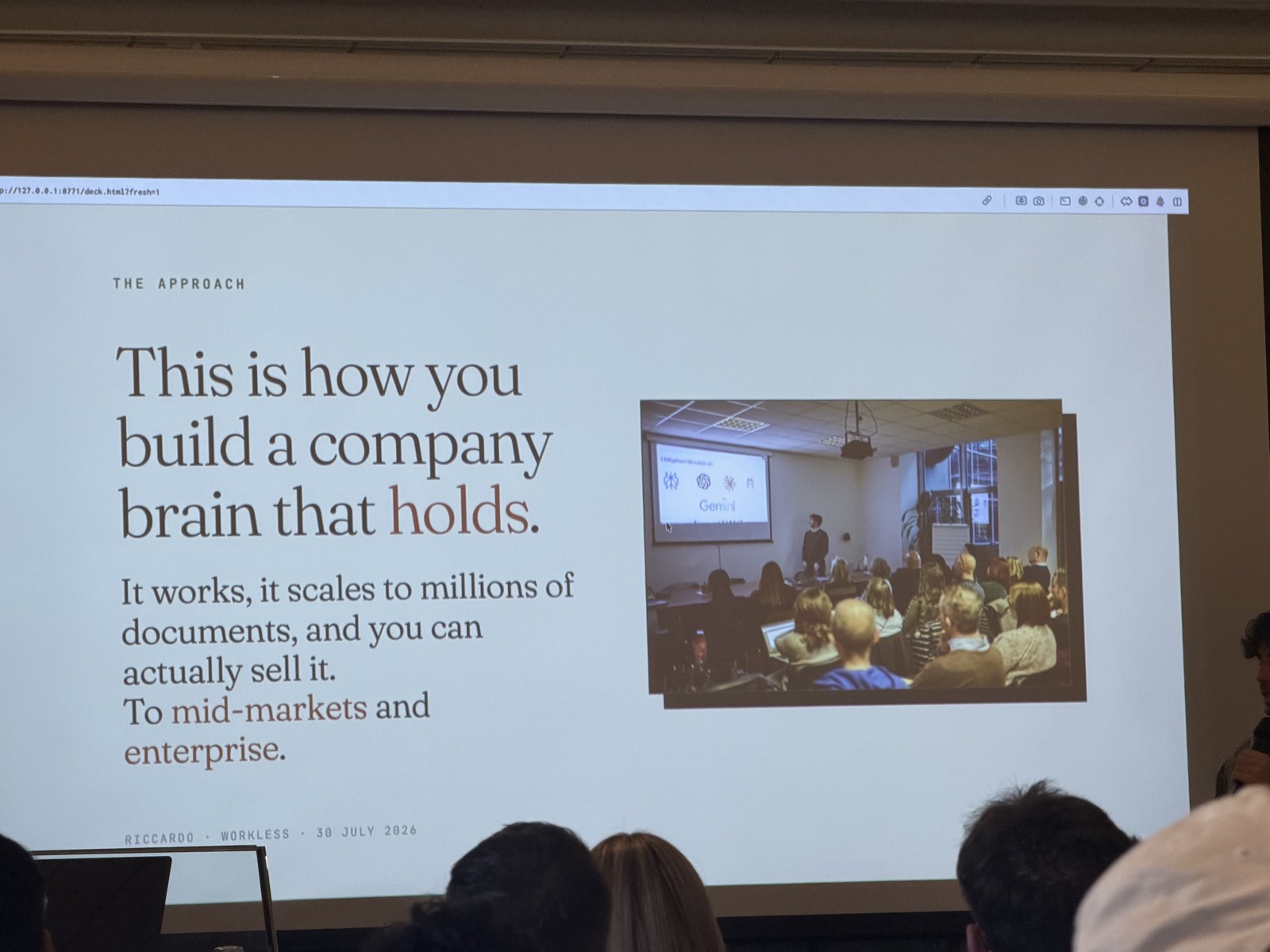 "This is how you build a company brain that holds" - millions of documents