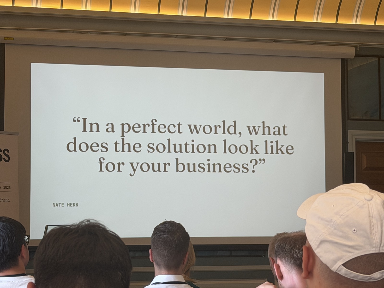Discovery question 2: "In a perfect world, what does the solution look like for your business?"