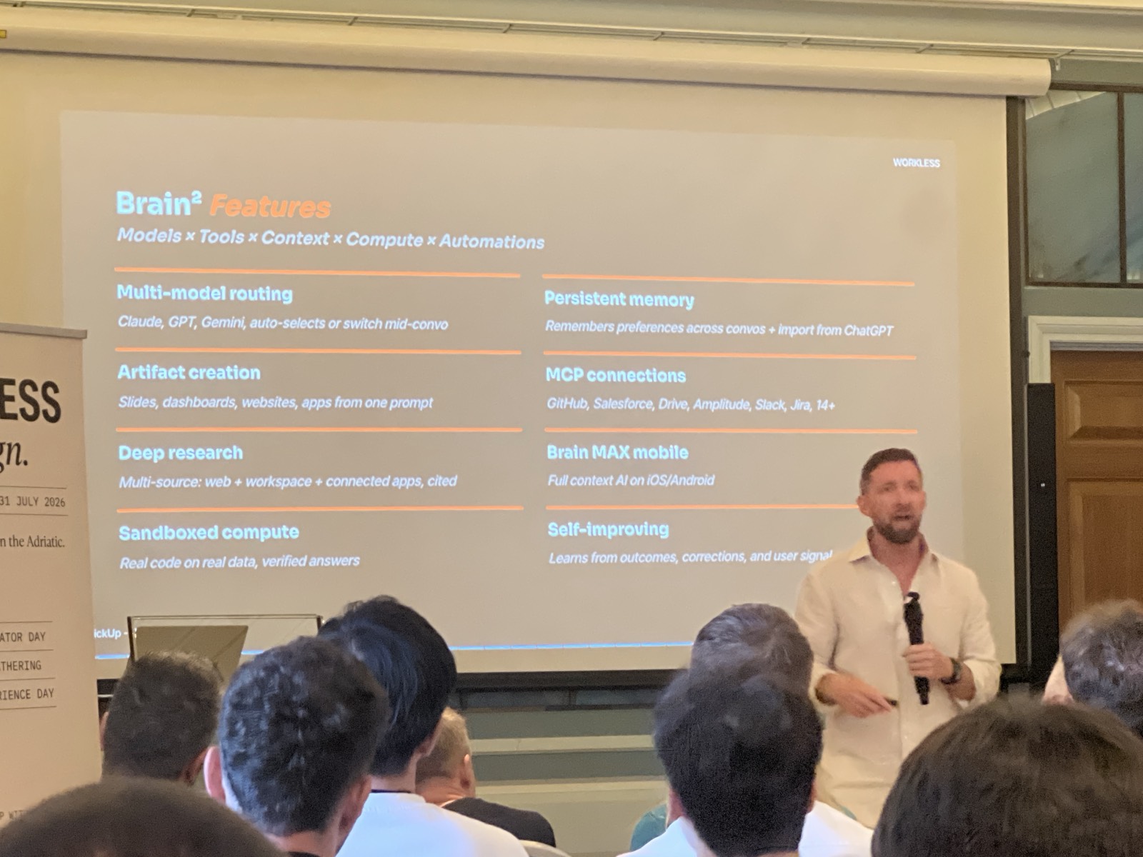 Brain features - multi-model routing, persistent memory, MCP connections